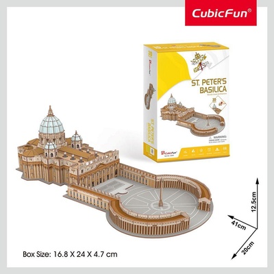 CubicFun 3D пъзел St. Peter’s Basilica 68ч (1011081F)