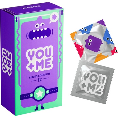 You Me Macho kondomy se stimulujícími vroubky 12 ks – Zbozi.Blesk.cz