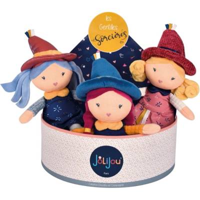 Doudou Julijou Látkové panenky Čarodějnice 24 cm