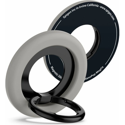 Spigen Nano Pop silikonový držák na telefon s MagSafe a prstenem - Black Sesame – Zboží Mobilmania