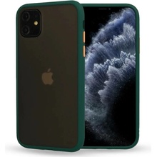 Pouzdro Vennus Color Button Bumper iPhone 12 mini - Olivové