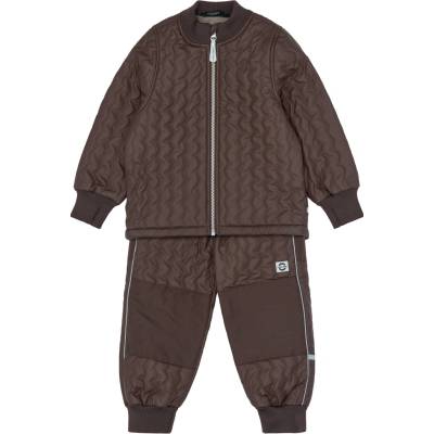 Mikk-Line Termo souprava s fleecovou podšívkou DUVET Coffee Bean