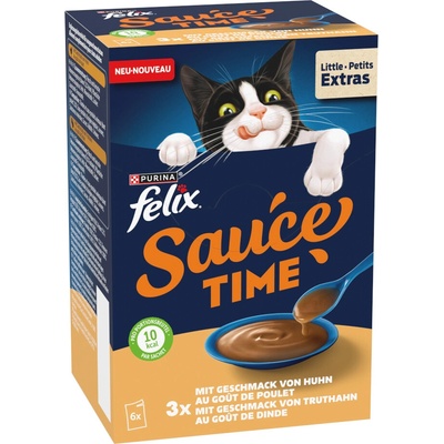 Felix polévky 24 x 48 / 40 g - 4 balení Sauce Time s příchutí kuřecího a krůtího 24 x 40 g