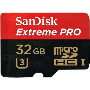SanDisk microSDHC Extreme Pro 32GB UHS-I U3 (SDSDQXP-032G-G46A/124091)