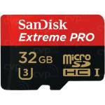 SanDisk microSDHC Extreme Pro 32GB UHS-I U3 (SDSDQXP-032G-G46A/124091)