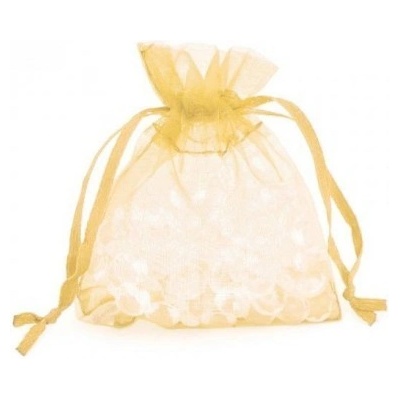 Paper Design Dárkový sáček organza 7,5 x 10 cm - zlatá - 9601