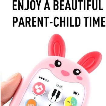 Raya Toys Бебешки телефон Raya Toys със светлини и звуци