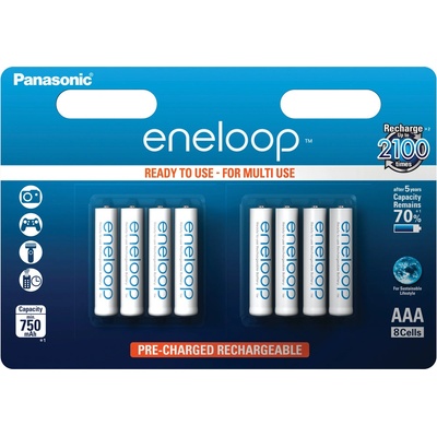 Panasonic Eneloop AAA 8ks 4MCCE/8BE – Zboží Živě