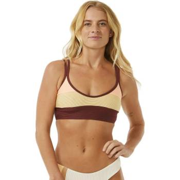 Rip Curl Block Party Spliced bikini top - Beige (Plum)