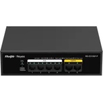 Ruijie Комутатор Ruijie RG-ES106F-P, 6x10/100M, 4 x PoE+, 54W, неуправляем, наст (RG-ES106F-P)