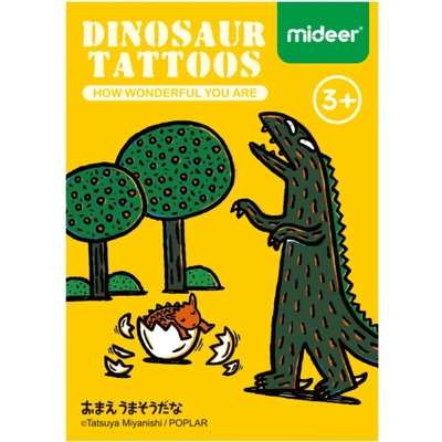 MiDeer Detské tetovanie Dinosaury 11ks