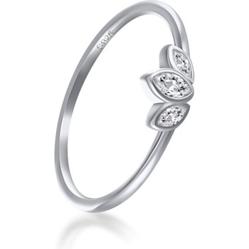 Silenti Jewelry Сребърен пръстен "Блясък" - 6 - 52мм (16.6мм диам. )