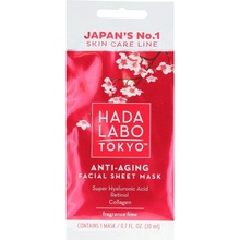 HADA LABO TOKO Anti-age látková maska Facial tissue mask 20 ml