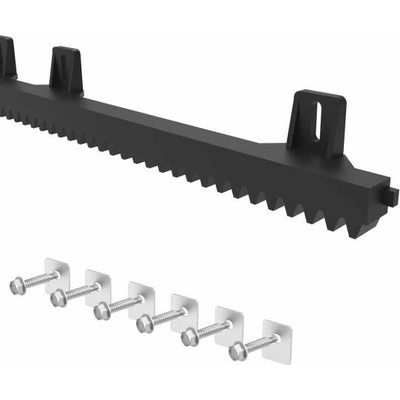 Hrebeň plastový PVC+Fe,27x18mm,L1m,max 700kg