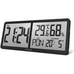 Eldonex ECL-1110-BK - Цифров стенен часовник TimeCheck 4xAA черен (TD0152)