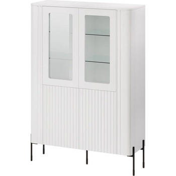 Cama meble Шкаф витрина Cama VERA 110x40x160 бял мат (471009)