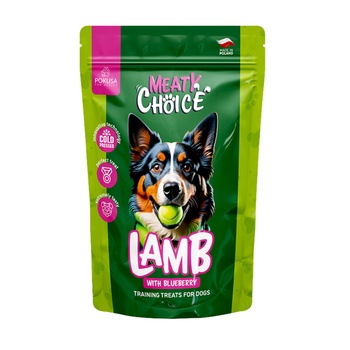 Pokusa for Health POKUSA MEATY CHOICE - наградки за кучета с агнешко и боровинки 200гр (PokusaForHealth)