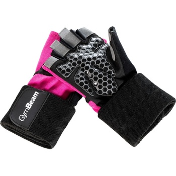 GymBeam Дамски ръкавици за фитнес Guard Pink S