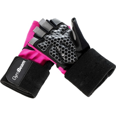 GymBeam Дамски ръкавици за фитнес Guard Pink S