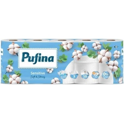 PUFINA Sensitive Aquabond 3-vrstvý 10 ks