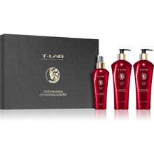 T-LAB Professional Aura Oil vyživujúci šampón 300 ml + vyživujúci kondicionér na vlasy 300 ml + vyživujúci olej na vlasy 130 ml