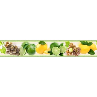 Samolepící bordura B 83-04-02, rozmer 5 m x 8,3 cm, ovocie, IMPOL TRADE
