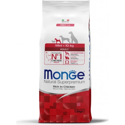 Monge Daily Line Mini Adult kuracie 7,5 kg