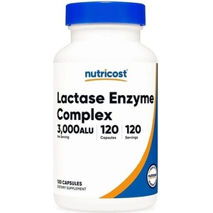 Nutricost Lactase Enzyme Complex, 120 капсули, Nutricost (93457 (159101) NC)