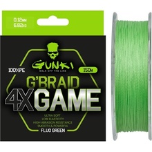 Gunki Pletená Šňůra G Braid 4X Game 150 m - 0,16 mm 9,09 kg