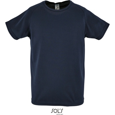 Sol's Collection tričko Sporty Kids COT-25116629085 Navy french