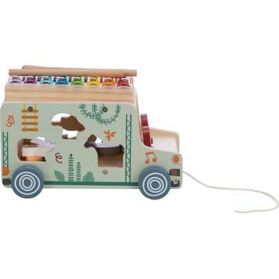 FREEON Free2Play Дървено камионче животни, с пиано (80623)