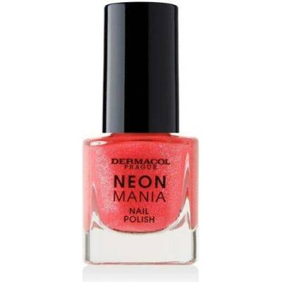 Dermacol Neon Mania Nail Polish lak na nehty 5 Bubblegum Pink 5 ml