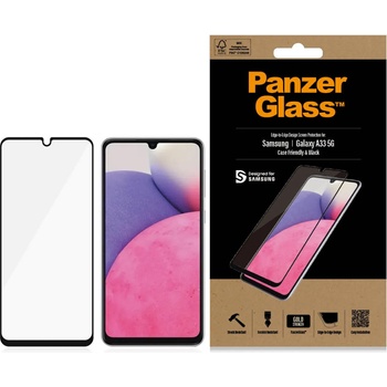 Panzer Стъклен протектор PanzerGlass за Samsung Galaxy A33 5G , CaseFriendly - Черен