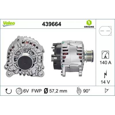 VALEO Alternátor VA 439664