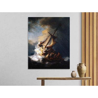 Bouře na Galilejském moři - Rembrandt van Rijn Varianta: 60x75 cm - kvalitní papír 180g