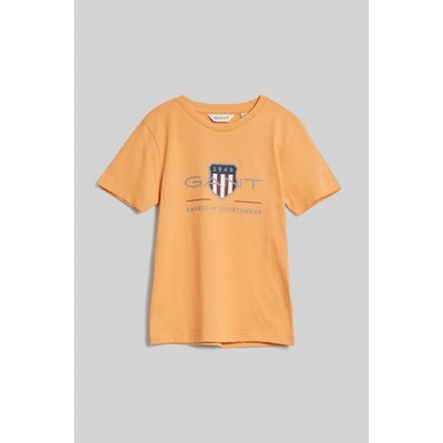 Gant Archive Shield Ss T-shirt oranžová
