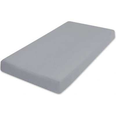 Babymatex Mušelínové prostěradlo s gumou Tmavě šedé 60x120