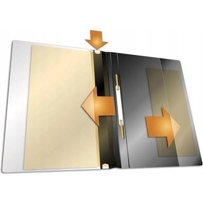 Durable Rýchloviazač A4 čierny