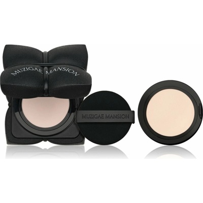 Muzigae mansion Sleek Matt Cushion dlhotrvajúci make-up v hubke SPF50+ + náhradná náplň N19 2 x 15 g