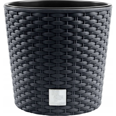 Prosperplast Kvetináč plast sivý 40 x 40 x 37,5 cm