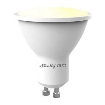 Shelly DUO, GU10, WiFi chytrá žiarovka , viacbielná Viacbielná Biely