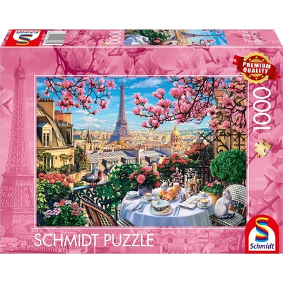 Schmidt Spiele Пъзел Schmidt от 1000 части - Закуска в Париж (58876)