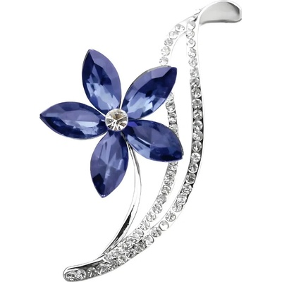Gaira brož Květ 312009 tmavě modrá – Zboží Dáma