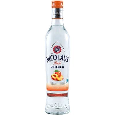 Nicolaus Peach Vodka 38% 0,7 l (čistá fľaša)