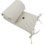EKO ЕКО Обиколник за легло памучен Velvet Light Beige 180см (OCH-12_LIGHT_BEIGE)
