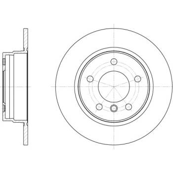 Brzdový kotúč REMSA 6284.00