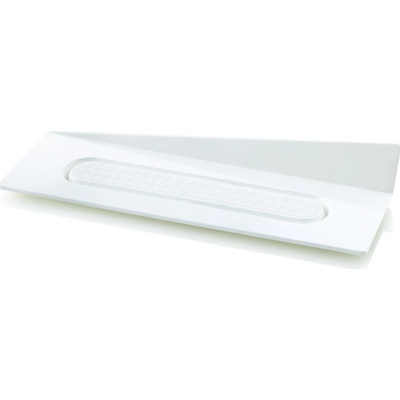 Silikomart Elegantná podložka Obdĺžnik plastový biely 14x4cm