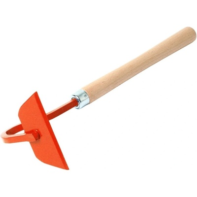 Plečka s násadou 27 cm Rosteto - vysoká - oranžová