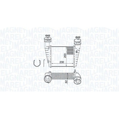 Chladič turba MAGNETI MARELLI 351319205210