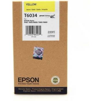 Epson T603400 жълт (yellow) оригинална касета (C13T603400)